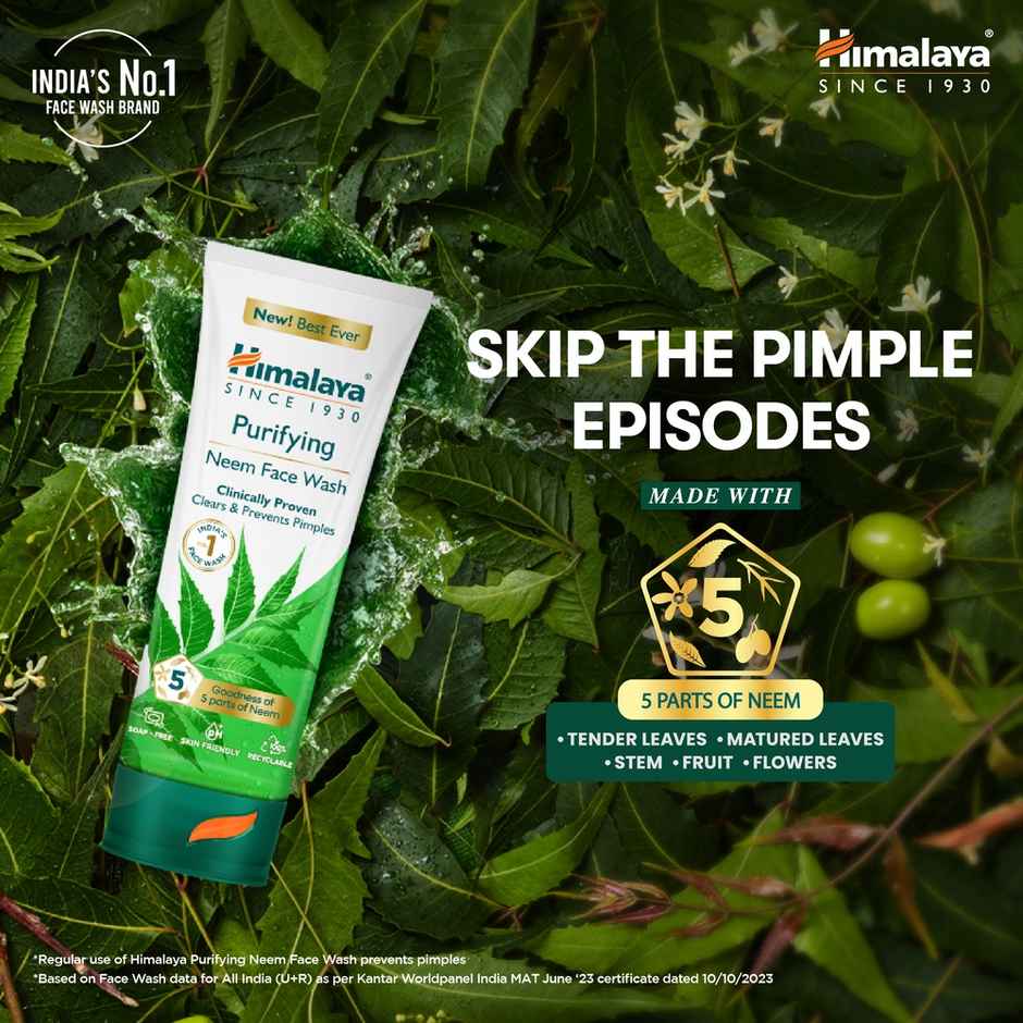 Himalaya Purifying Neem Face Wash Combo