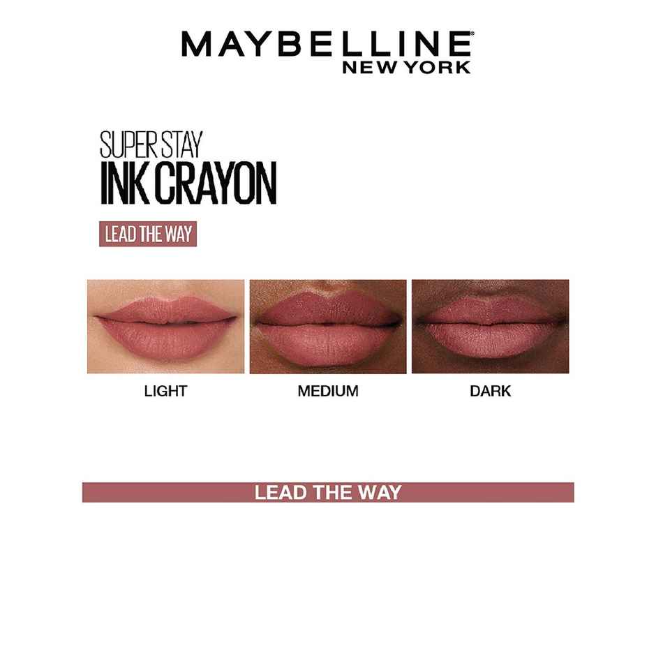 Maybelline New York Super Stay Crayon Lipstick 15 Lead The Way