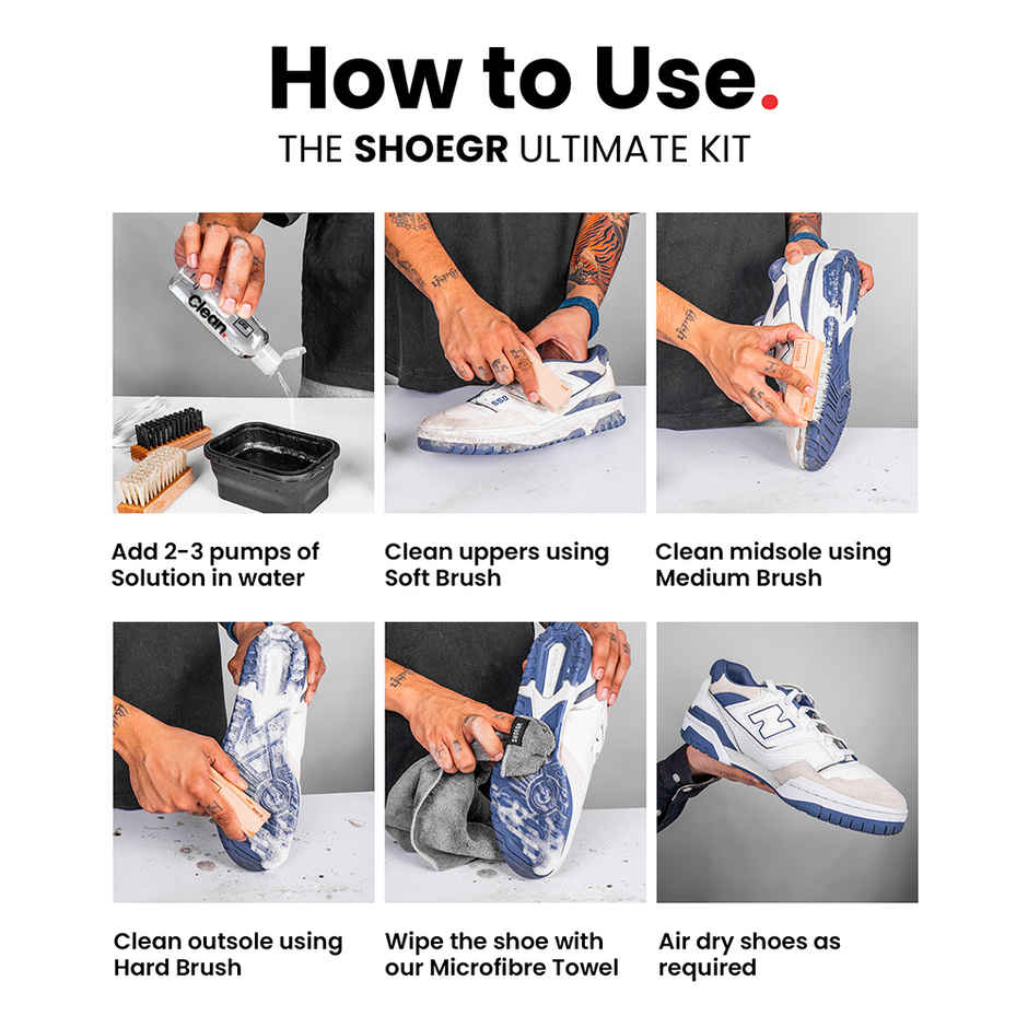 SHOEGR Ultimate Shoe Cleaning Kit