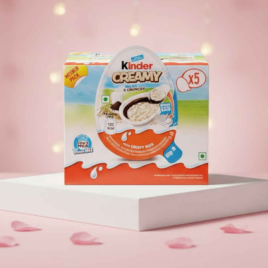 Kinder Creamy Milky & Crunchy Chocolate