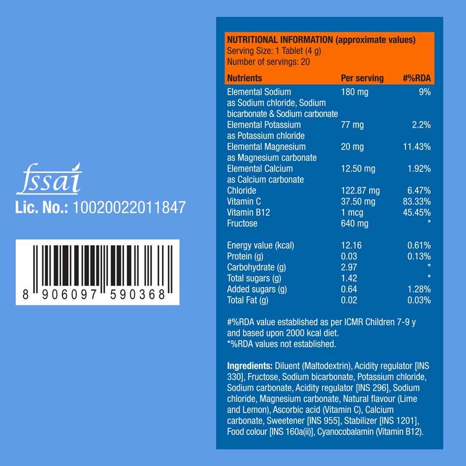 Fast&Up Reload Lime & Lemon Instant Energy Drink 5 Essential Electrolytes 20 PIECE & Fast&Up Reload Orange Instant Energy Drink 5 Essential Electrolytes 20 PIECE