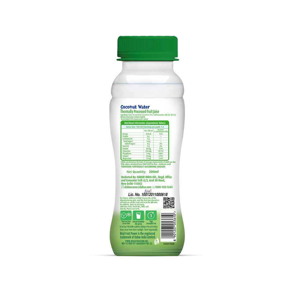 Real Activ Coconut Water - No Added Sugars | Bottle