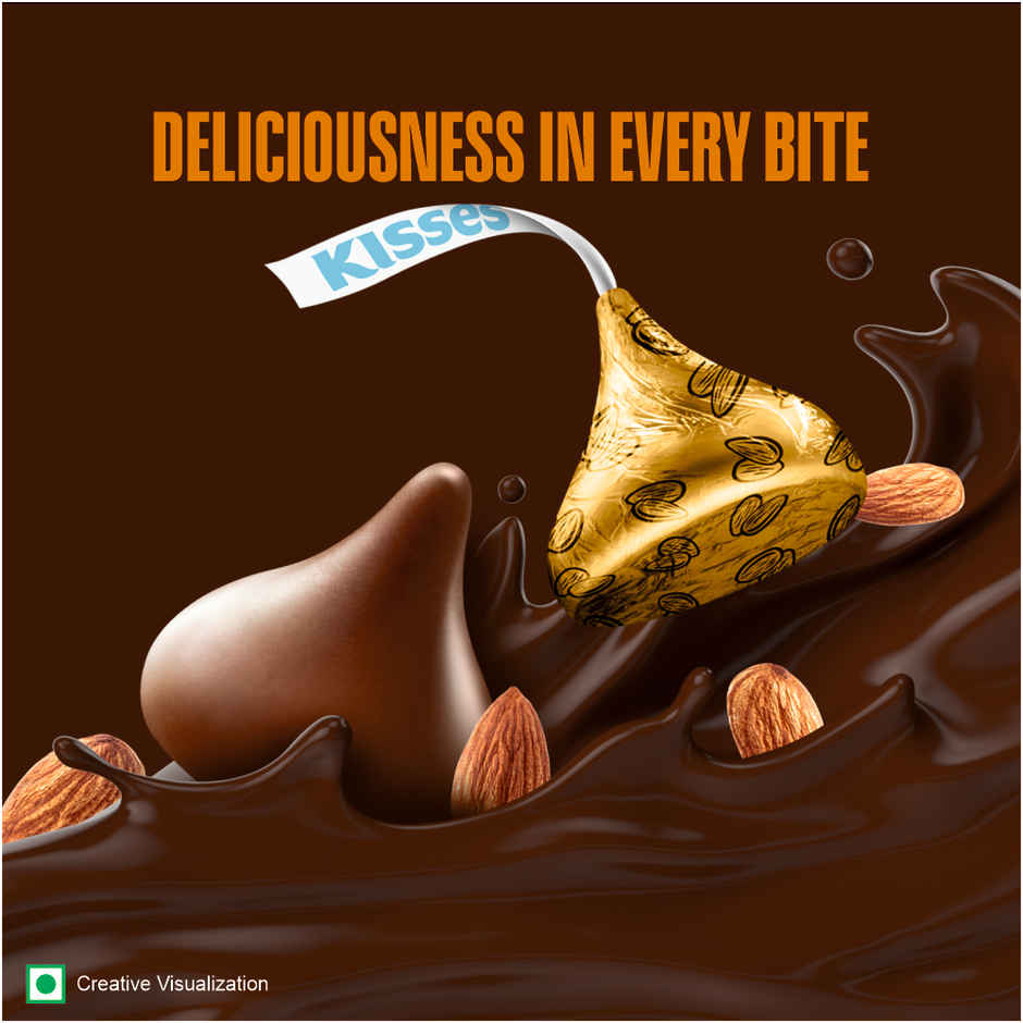 Hersheys Kisses almond Packs