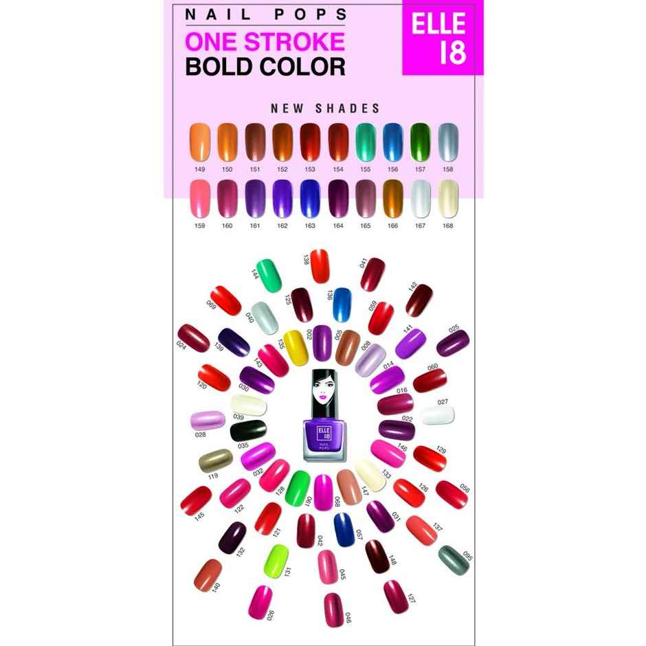 Elle 18 Nail Pops Nail Color - 159 | Long-Lasting Shine