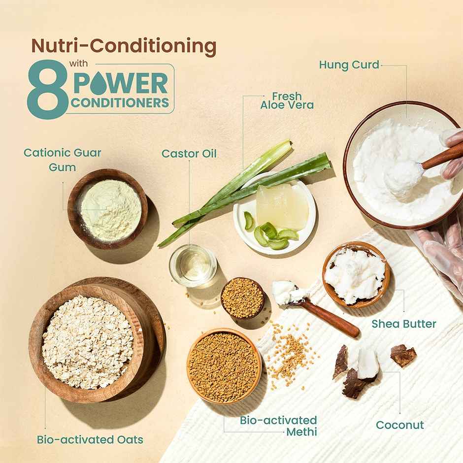 Nat Habit Anti-Hair Fall Rosemary Conditioner For Women & Men, Hair Tangle Control Sulphate