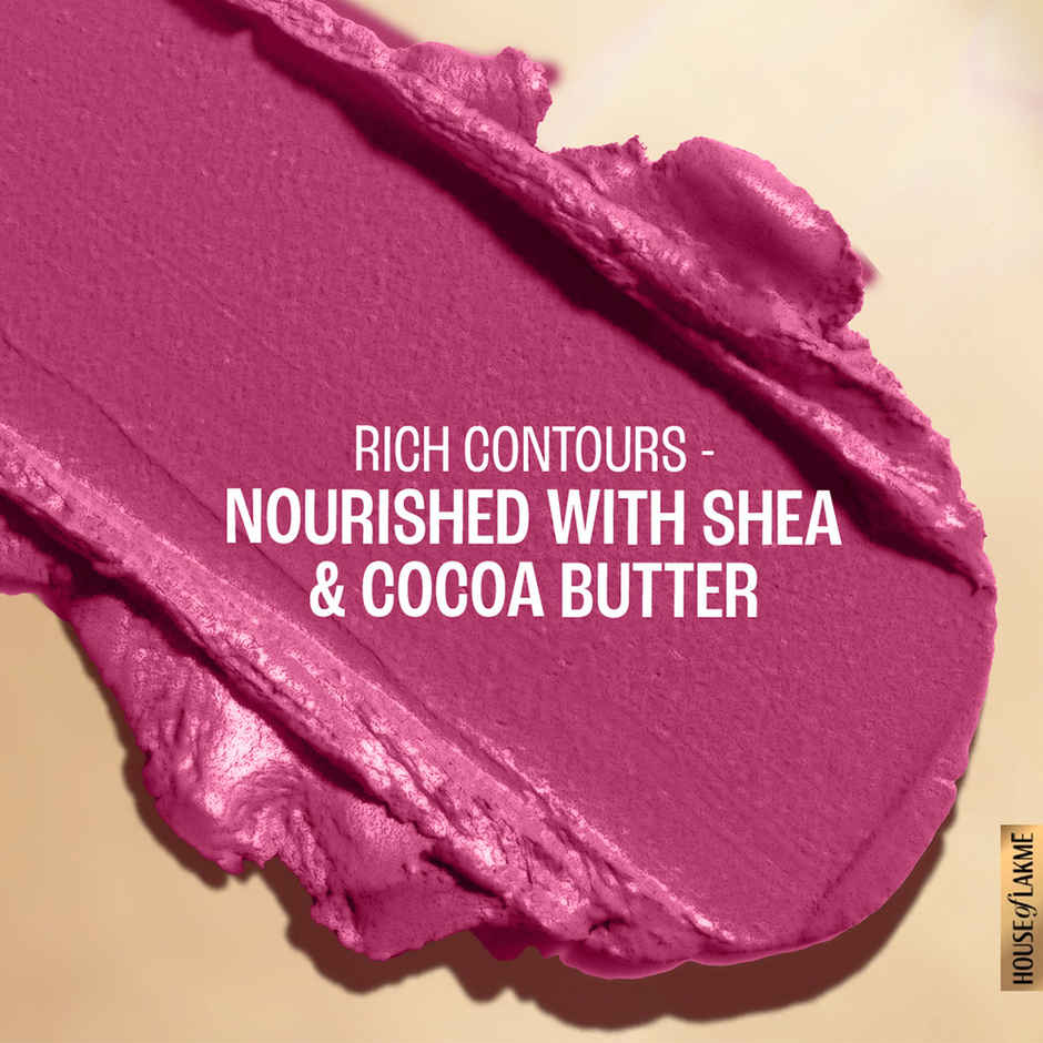 Lakme 9to5 Powerplay Priming Matte Lipstick, Lasts 16hrs, Plum Pick