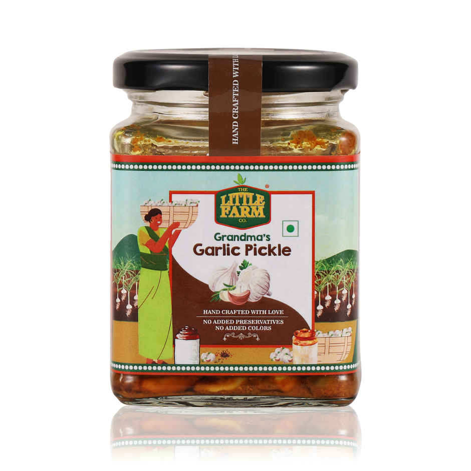 The Little Farm Co. Garlic Pickle | Achaar | Made In Less Oil