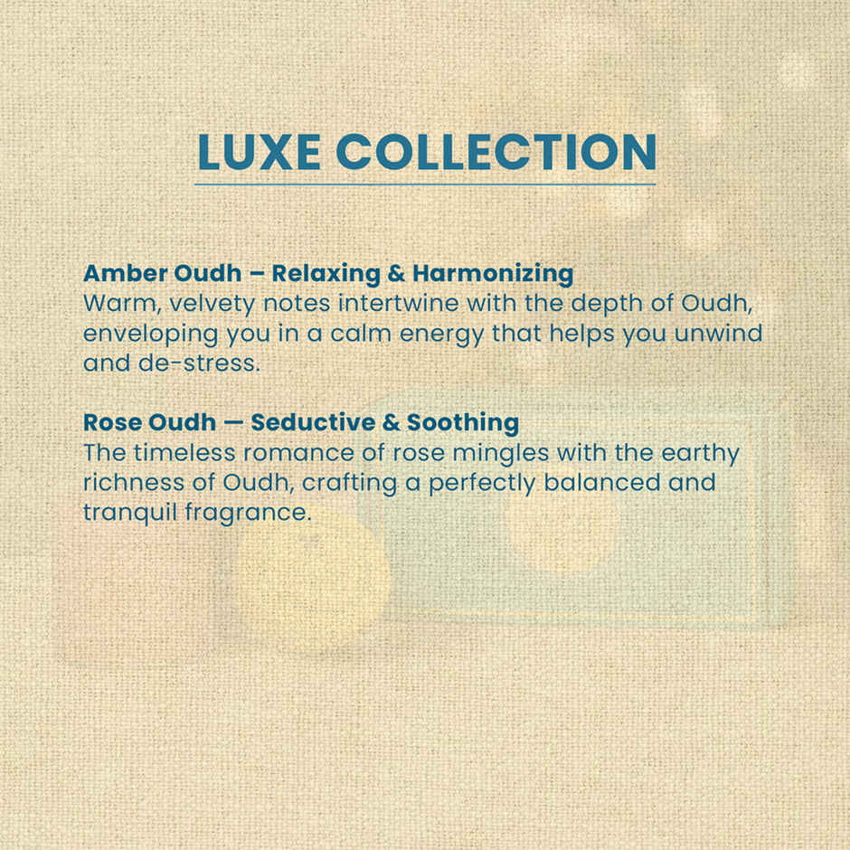 IRIS Oudh Aroma Tin Candles Luxe Collection Gift Set