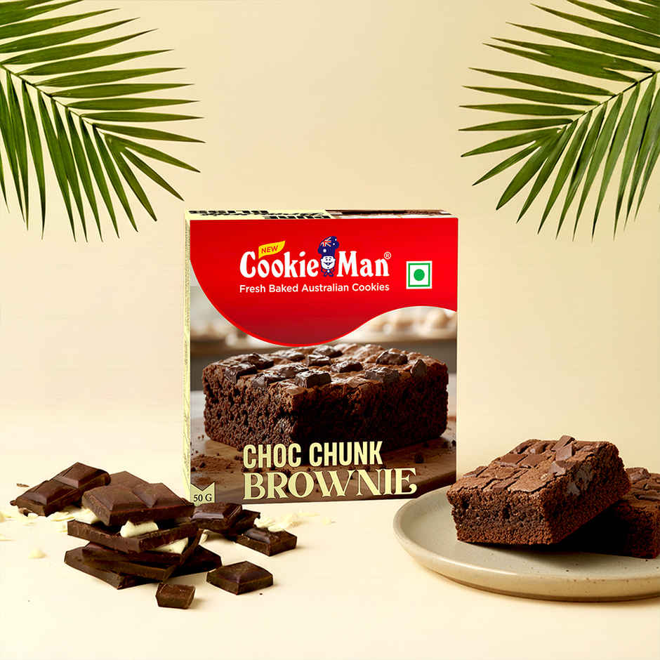 Cookie Man Premium Choc Chunk Brownie