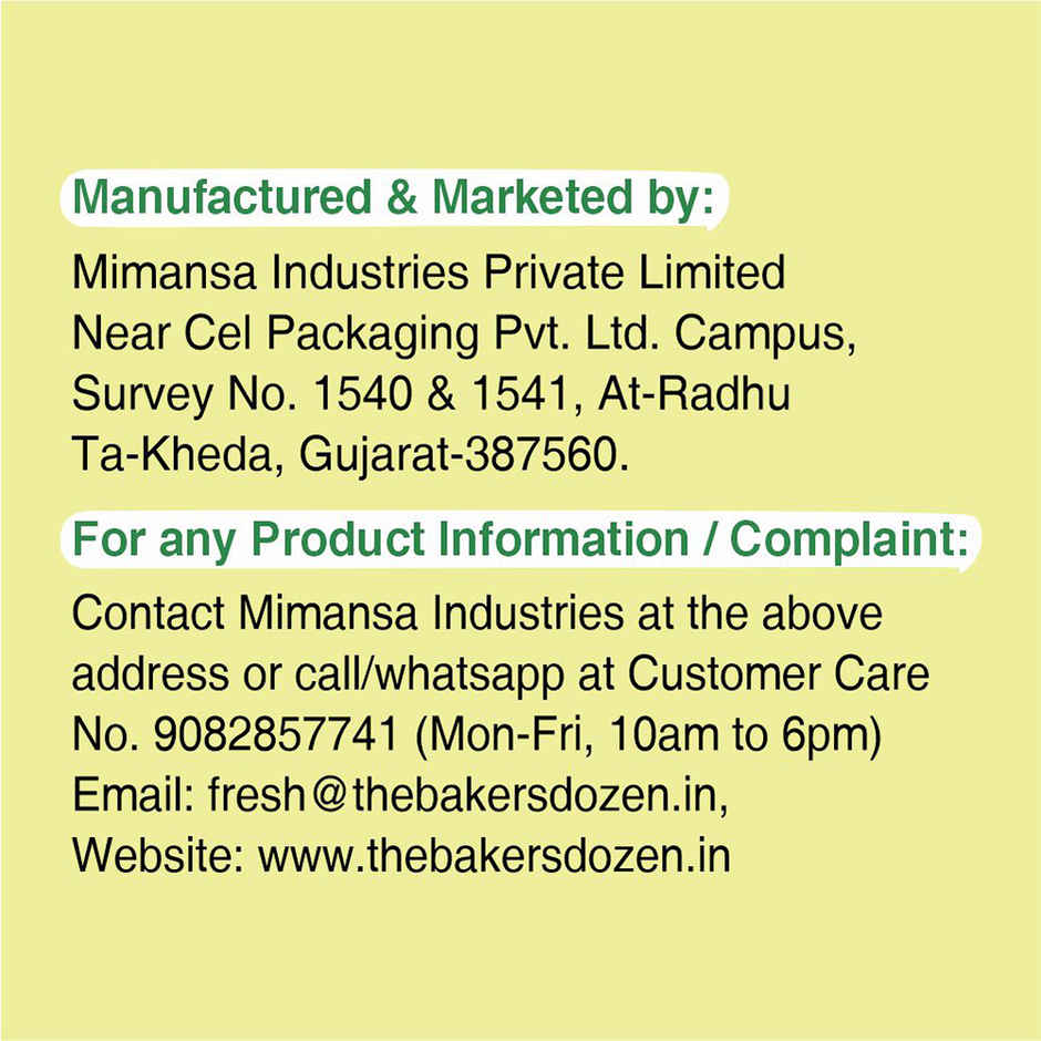 The Baker's Dozen Zero Maida Love Cake - Vanilla  | Veg/Eggless Heart cake - filled with Choco