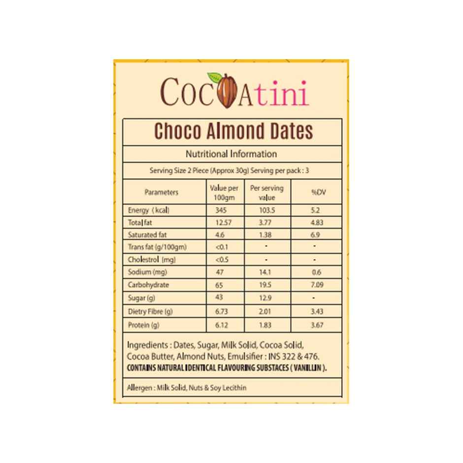 Karachi Bakery Choco Almond Dates Shaped Chocolates