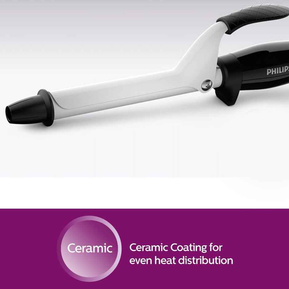 Philips Hair Curler with 16mm Barrel|Ceramic Coated Barrel for Long-Lasting Bouncy Curls|BHB862/00