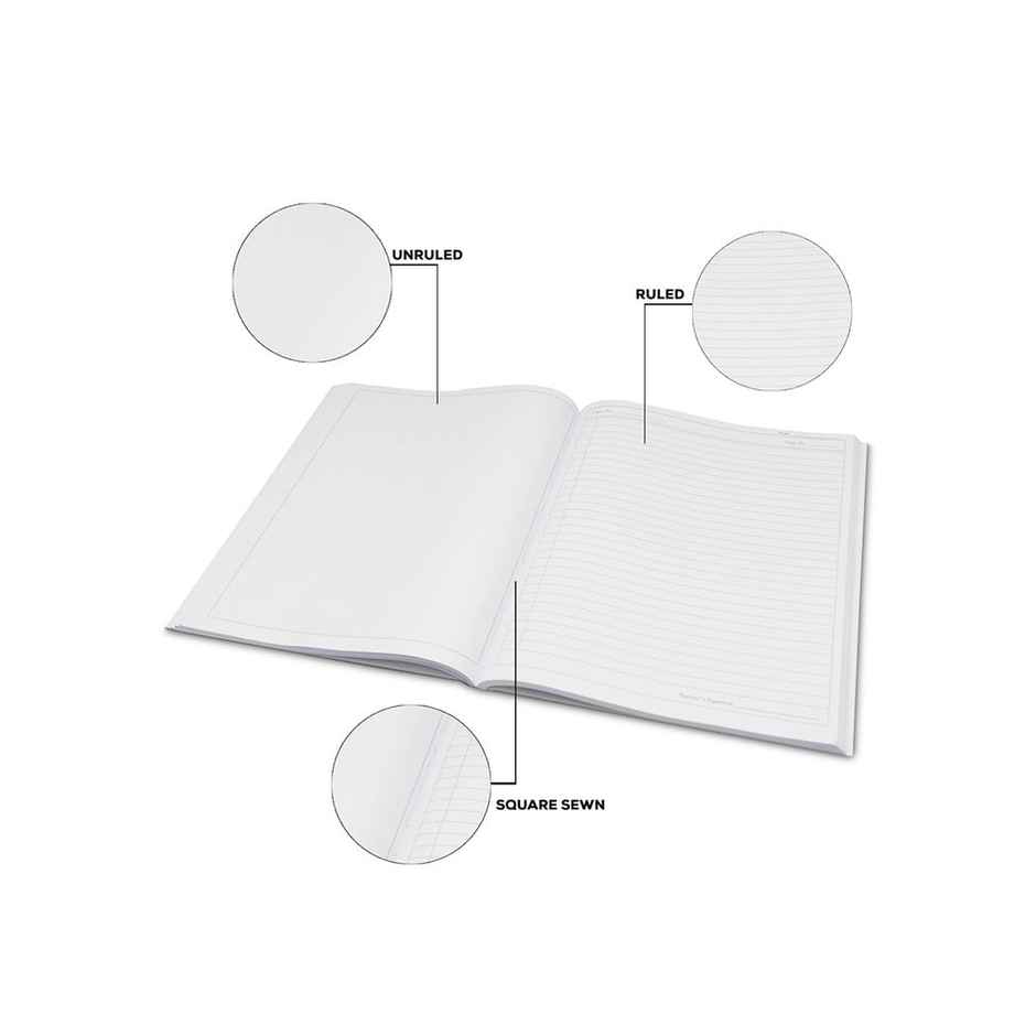 Classmate Single Side Ruled Practical Notebook (100 Pages, 27 x 22 cm, Assorted Design)