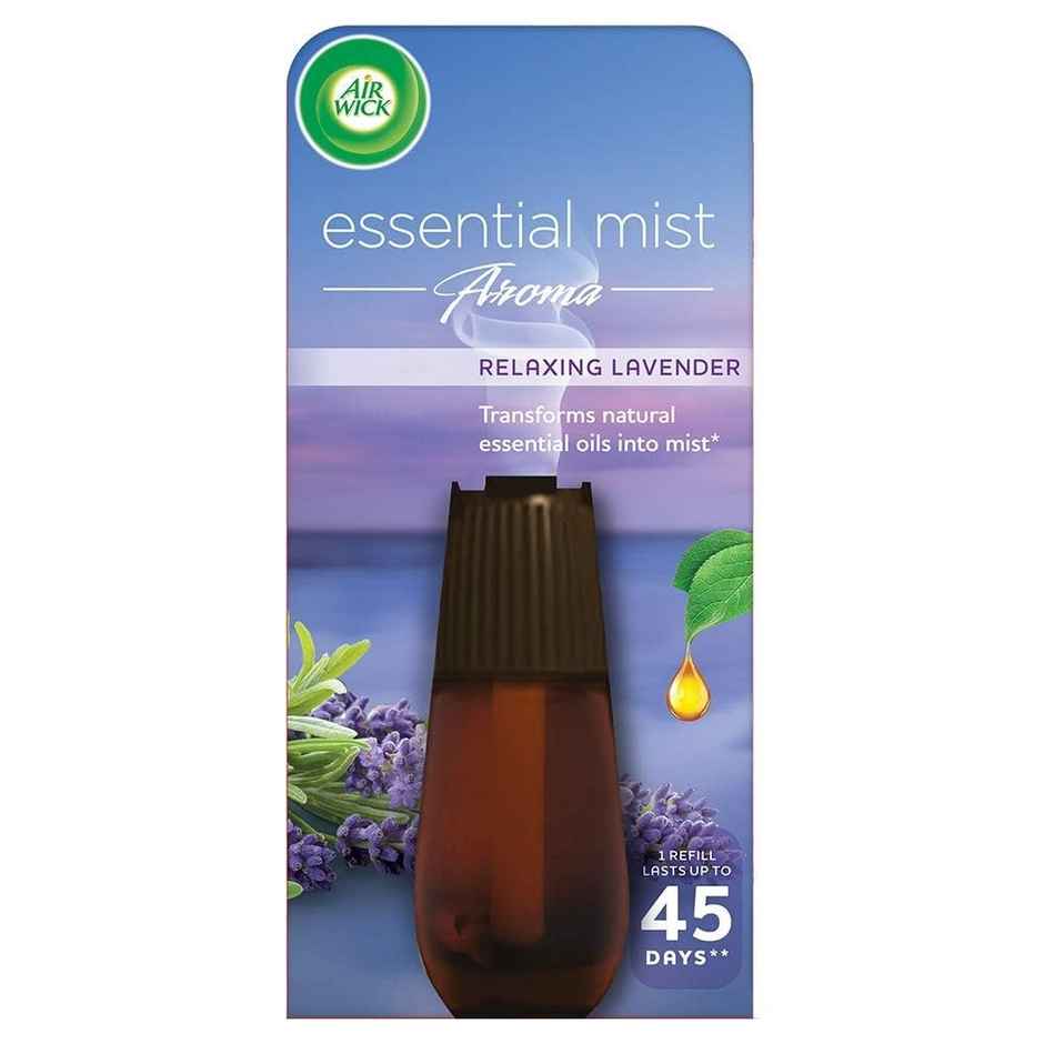 Airwick Essential Oil Diffuser Mist Refill, Relaxing Lavender(With the refill machine is not included)