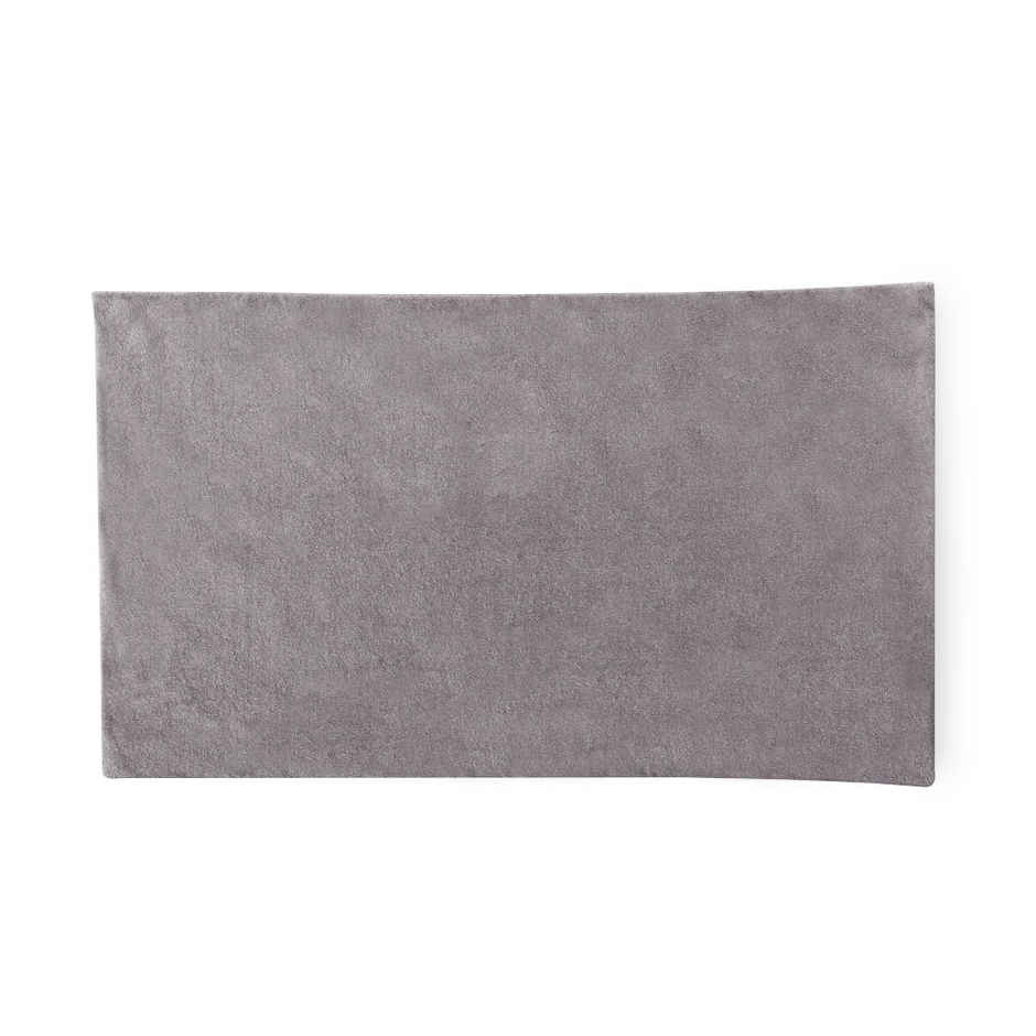 Wakefit 28x18 inch Long Pillow Protector | Terry Cotton | 2 pcs | Grey | Zipper