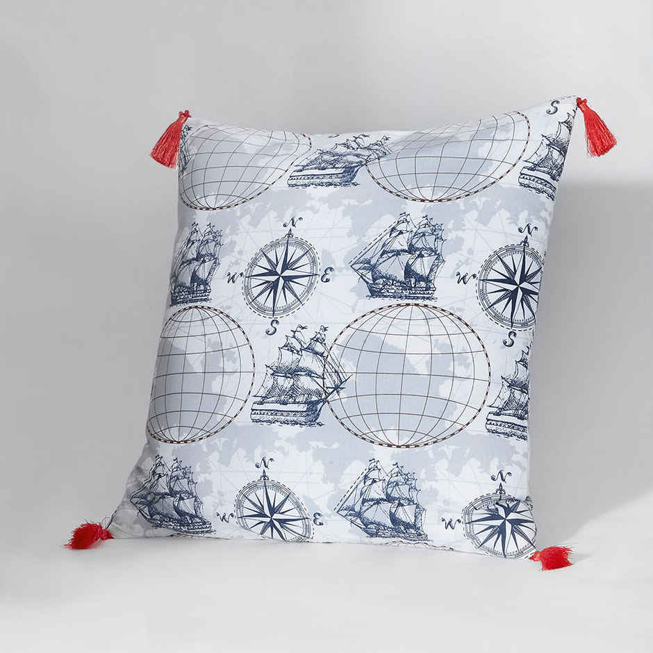 Wakefit Cushion Cover Nautical Set of 5 | 16x16 Inch