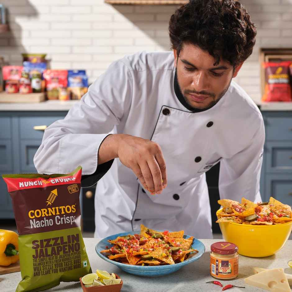 Cornitos Nacho Chips | Sizzlin Jalapeno | Crunchy & Enjoyable
