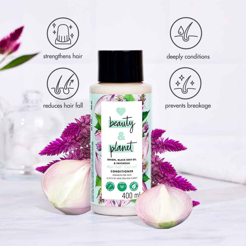 Love Beauty & Planet Onion, Blackseed & Patchouli Hairfall Control Conditioner