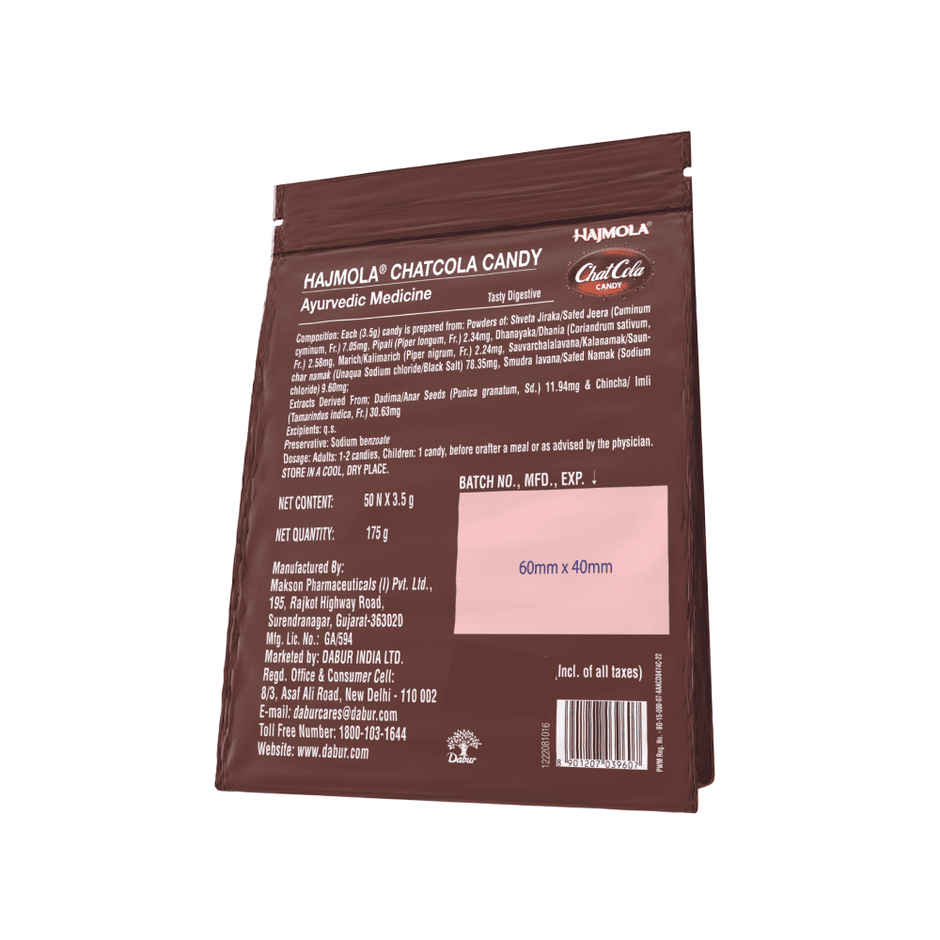 Dabur Hajmola Chatcola Candy Pouch