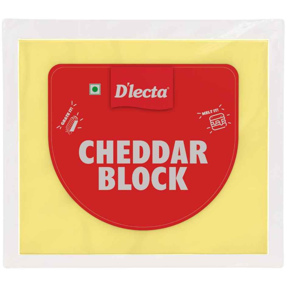 D'lecta 100% Cheddar Cheese Blocks