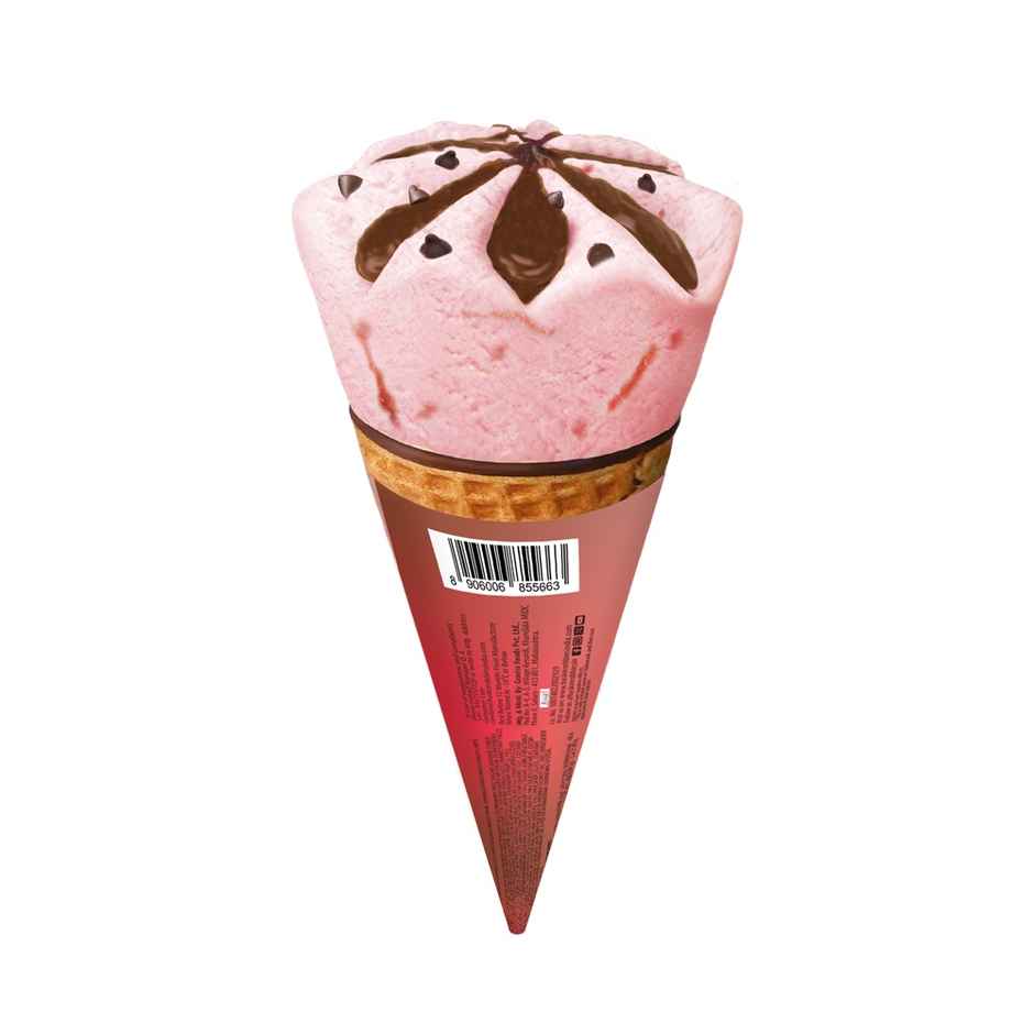 Baskin Robbins Super Strawberry Surprise Ice Cream Cone