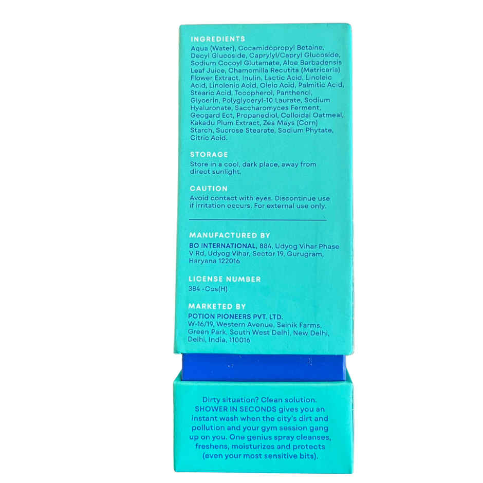 Antinorm Daily Body Cleansing Spray|Sweat Dirt Pollution With Odor Control Fragrance Free