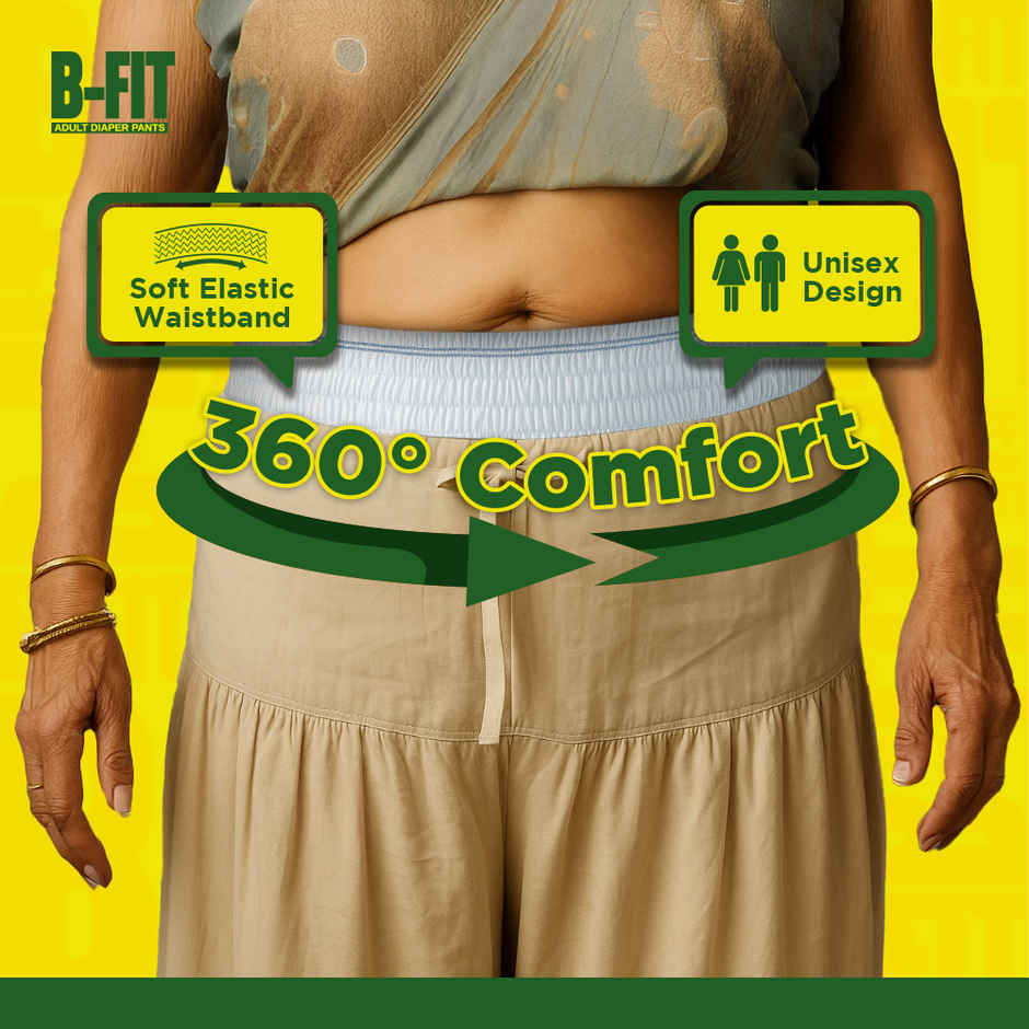 B-FIT Adult Diaper Pant | Regular Type | L | 30 - 56 inch