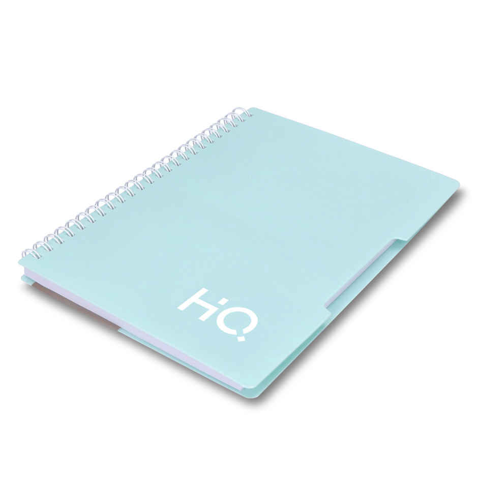 Navneet HQ | Single Subject Book | Mint Green with PP Cover Single Line | 14.8 x 21 cm | 160 Pages