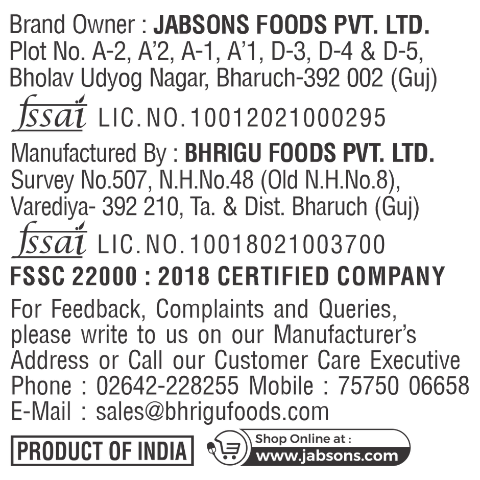 Jabsons Roasted Peanuts Nimboo Pudina Combo 