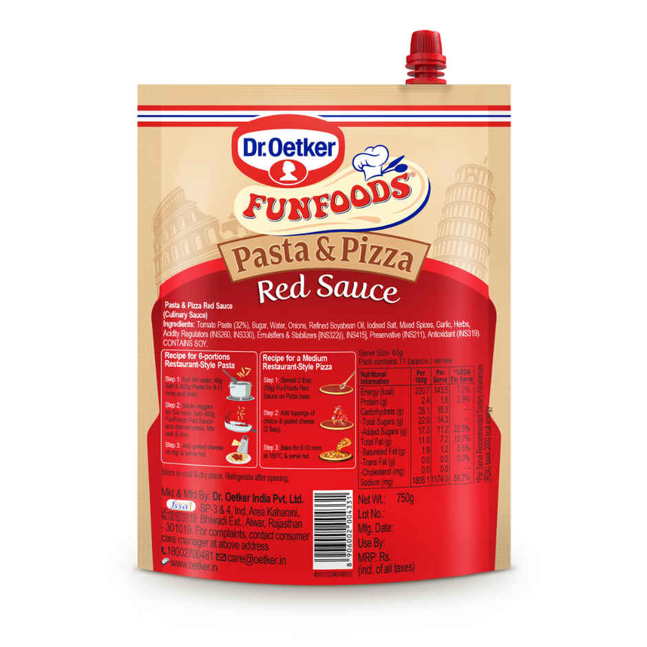 Dr.Oetker Pasta & Pizza Red Sauce