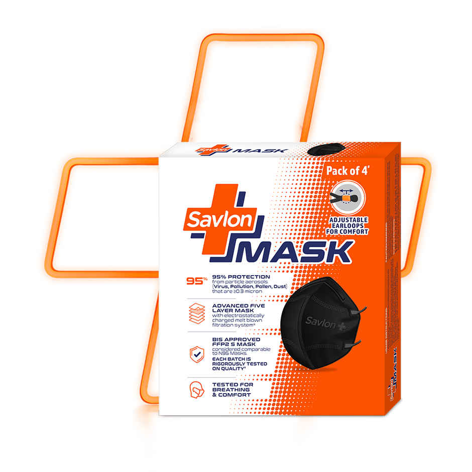 Savlon BIS Certified FFP2 Mask (Comparable to N95)