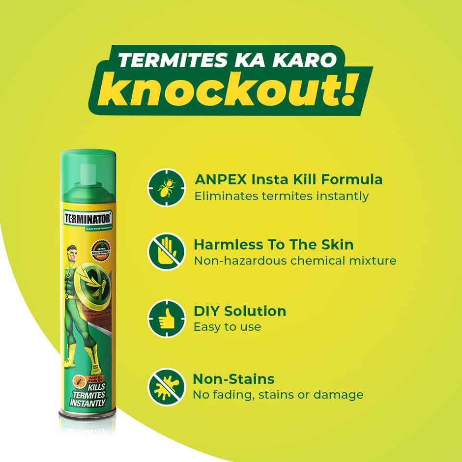 Terminator Wood Preservative Termite Killer Spray