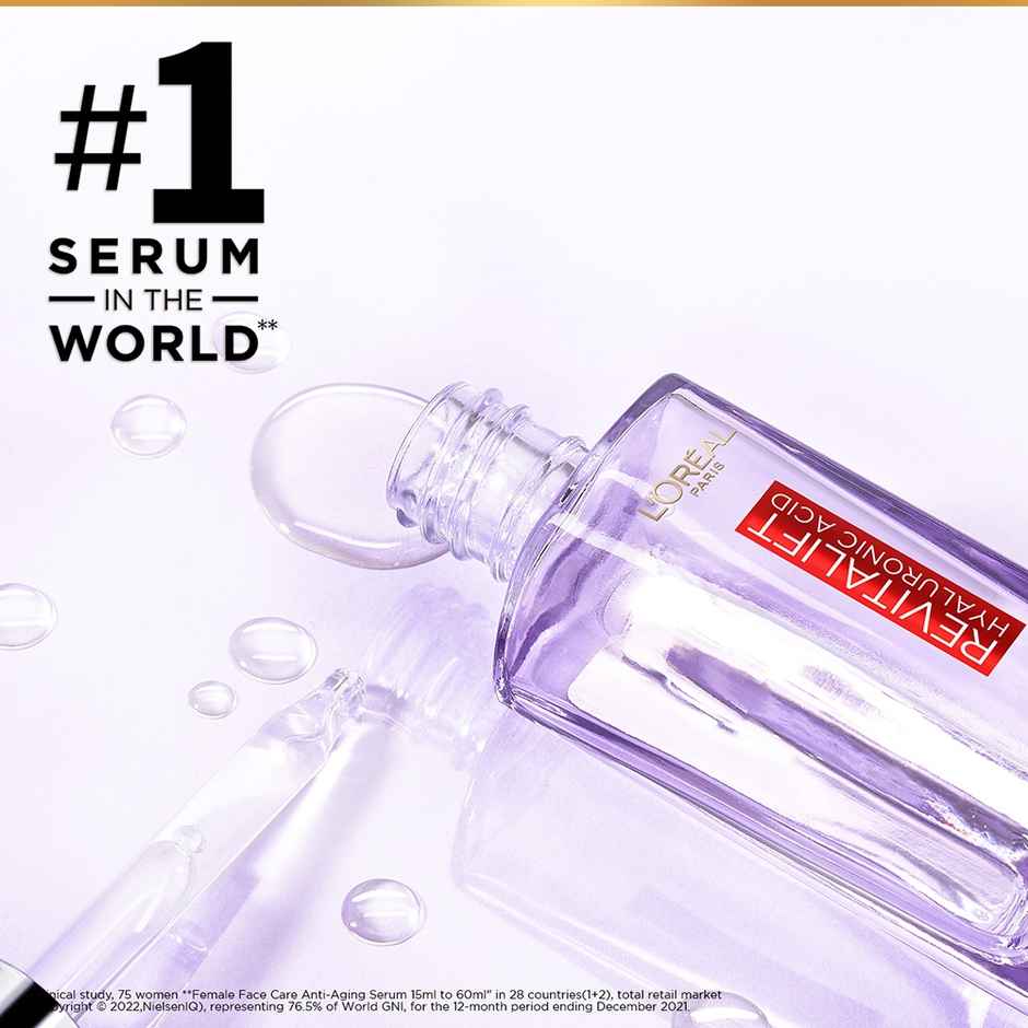 L'Oreal Paris Revitalift Hyaluronic Acid Serum Lightweight & Hydrating Face Serum