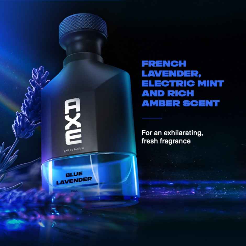 Axe Premium Luxury Perfumes | Blue Lavender 12 hours long lasting Fragrance