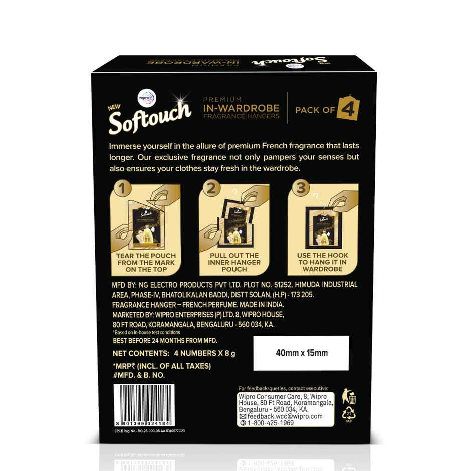Softouch Premium In - Wardrobe Fragrance Hanger