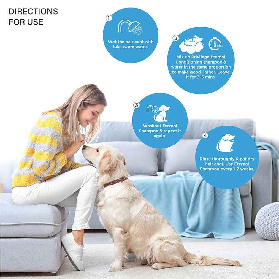 Lozalo Privilege Pet Shampoo | Ocean | Hydrating | Coat Cleansing | Paraben Free For Pets