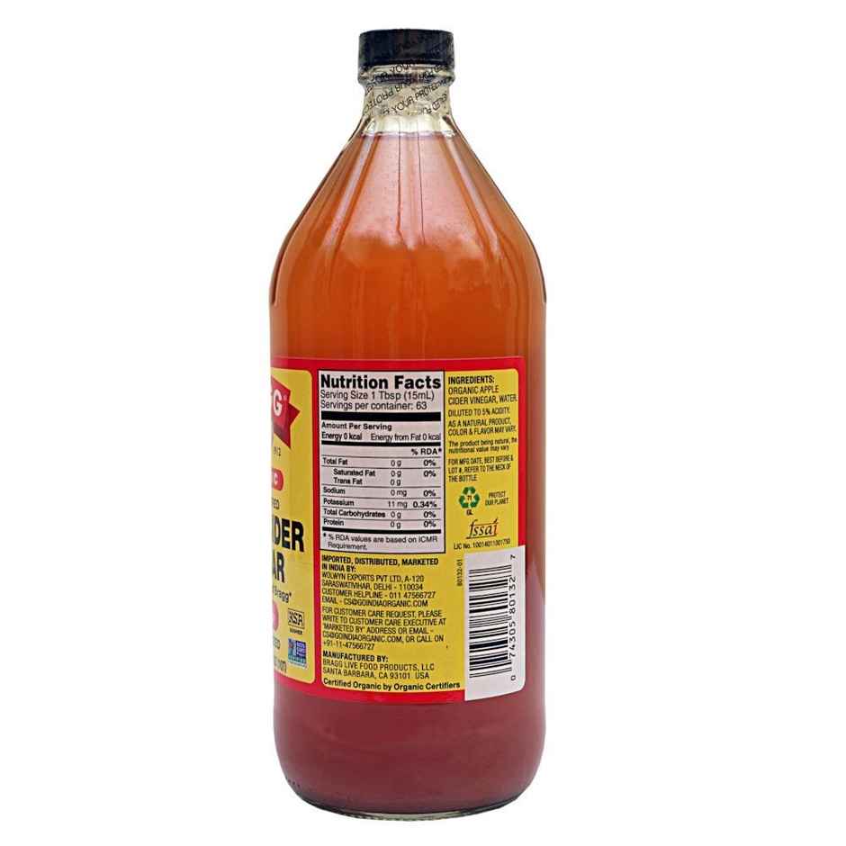 Bragg Raw Unfiltered Apple Cider Vinegar