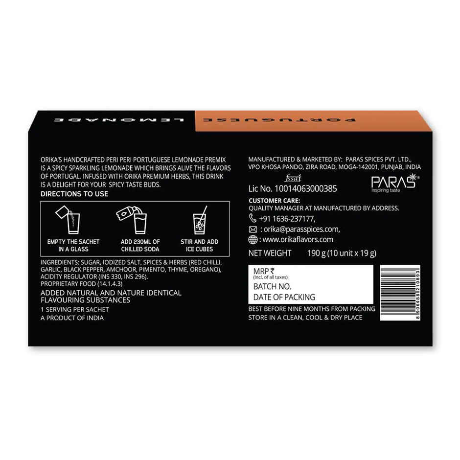 Orika Portugese Lemonade Mix 10 Sachets