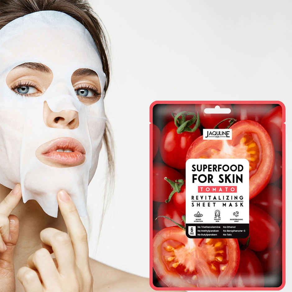 Jaquline USA Superfood Sheet Mask | Tomato