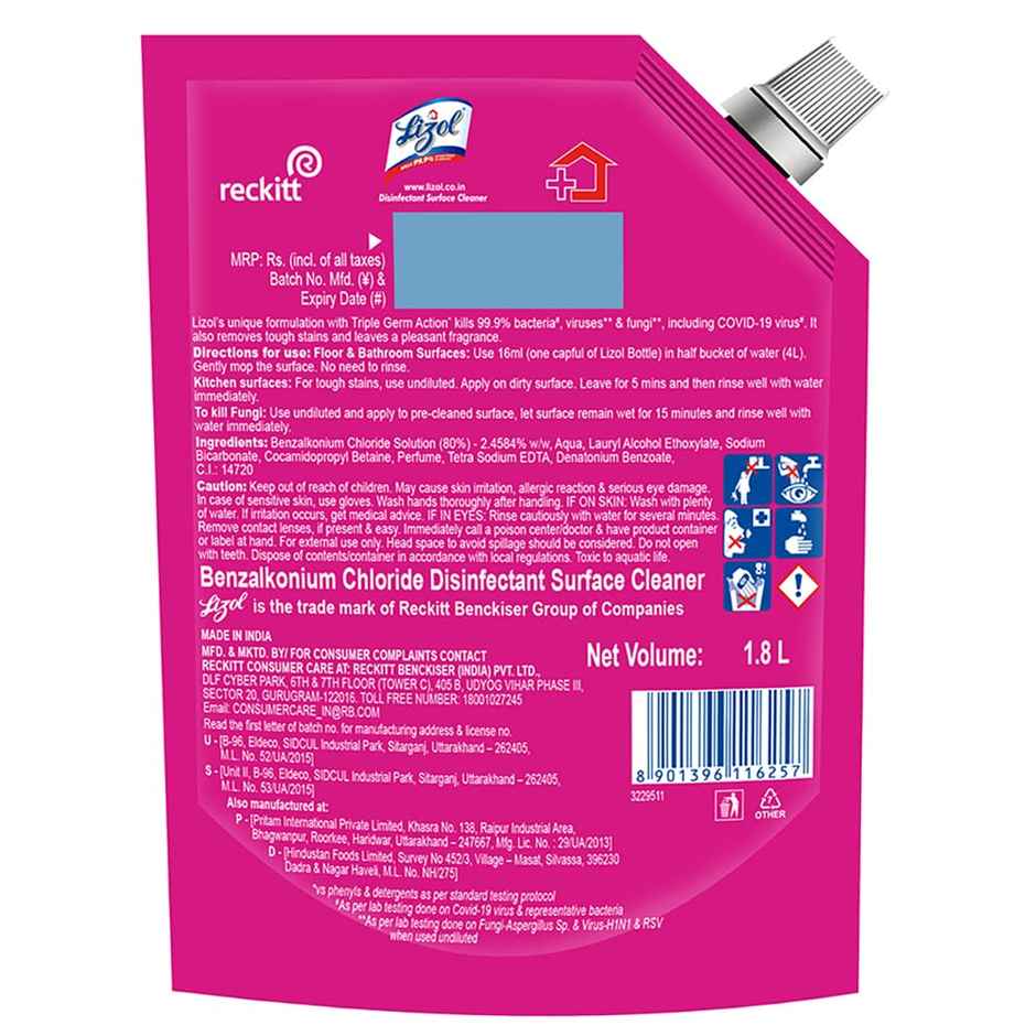 Lizol Floral Floor Cleaner Liquid