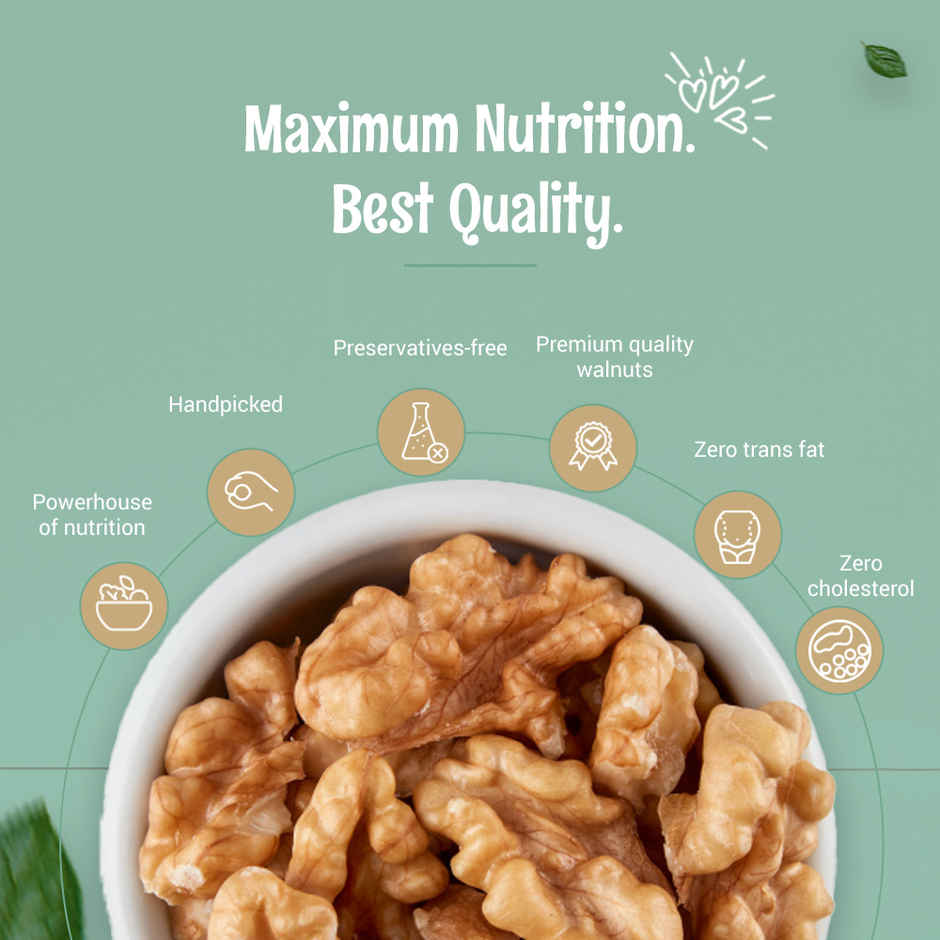 Khari Foods Premium Chile Walnut Kernels / Akhrot Giri Dry Fruits