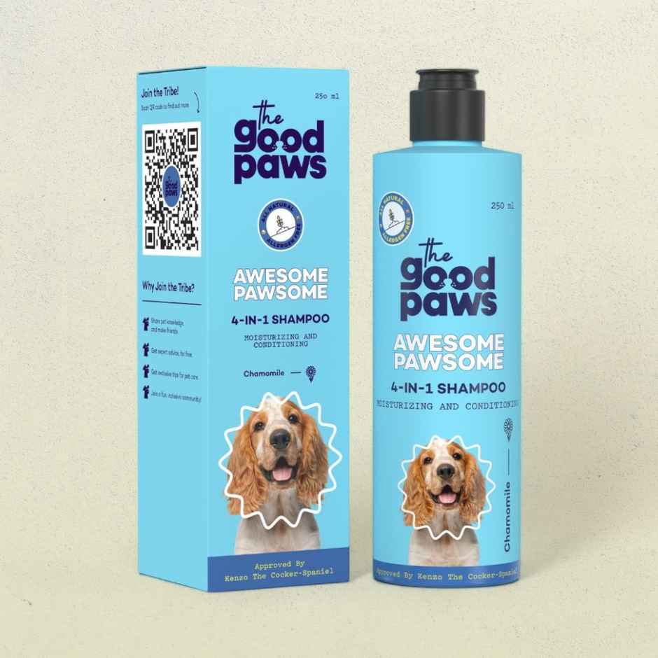 The Good Paws Awesome Pawsome 4 In 1 Shampoo