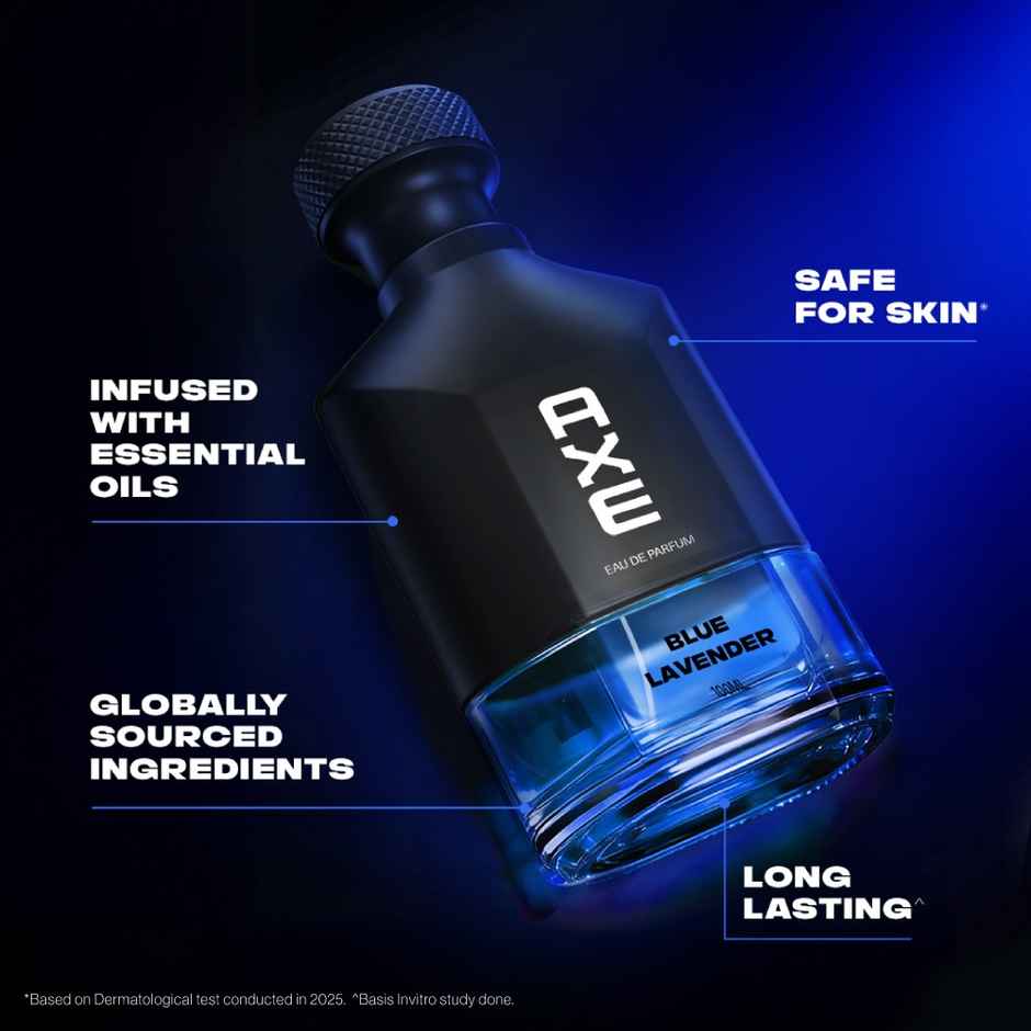 Axe Premium Luxury Perfumes | Blue Lavender 12 hours long lasting Fragrance