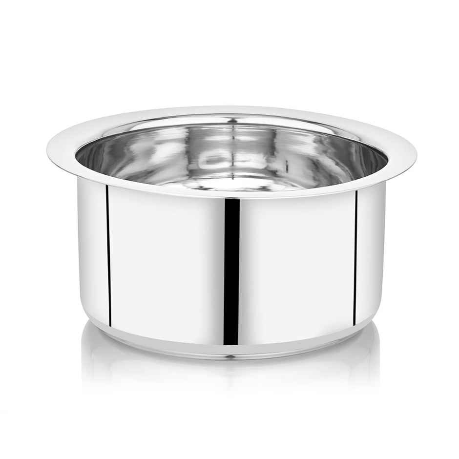 Steelera Stainless Steel Flat Bottom Tope / Cookware | Food Safe | 1.4 L, 2.4 L and 3.5 L