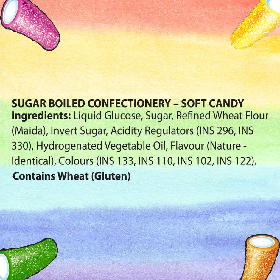 Chupa Chups Sour Mini Tubes Soft and Chewy Toffee