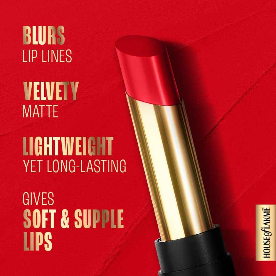 Lakme Absolute Beyond Matte Lip 101 RedRage