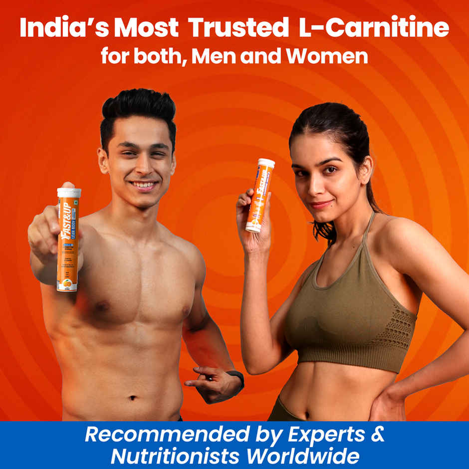 Fast&Up Fat Burner L-Carnitine For Weight Loss - Lemon flavour