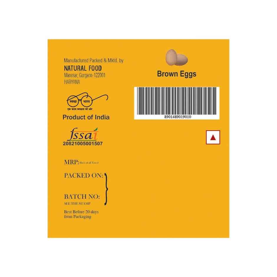 Natural Food Nature Good Brown Egg Tray