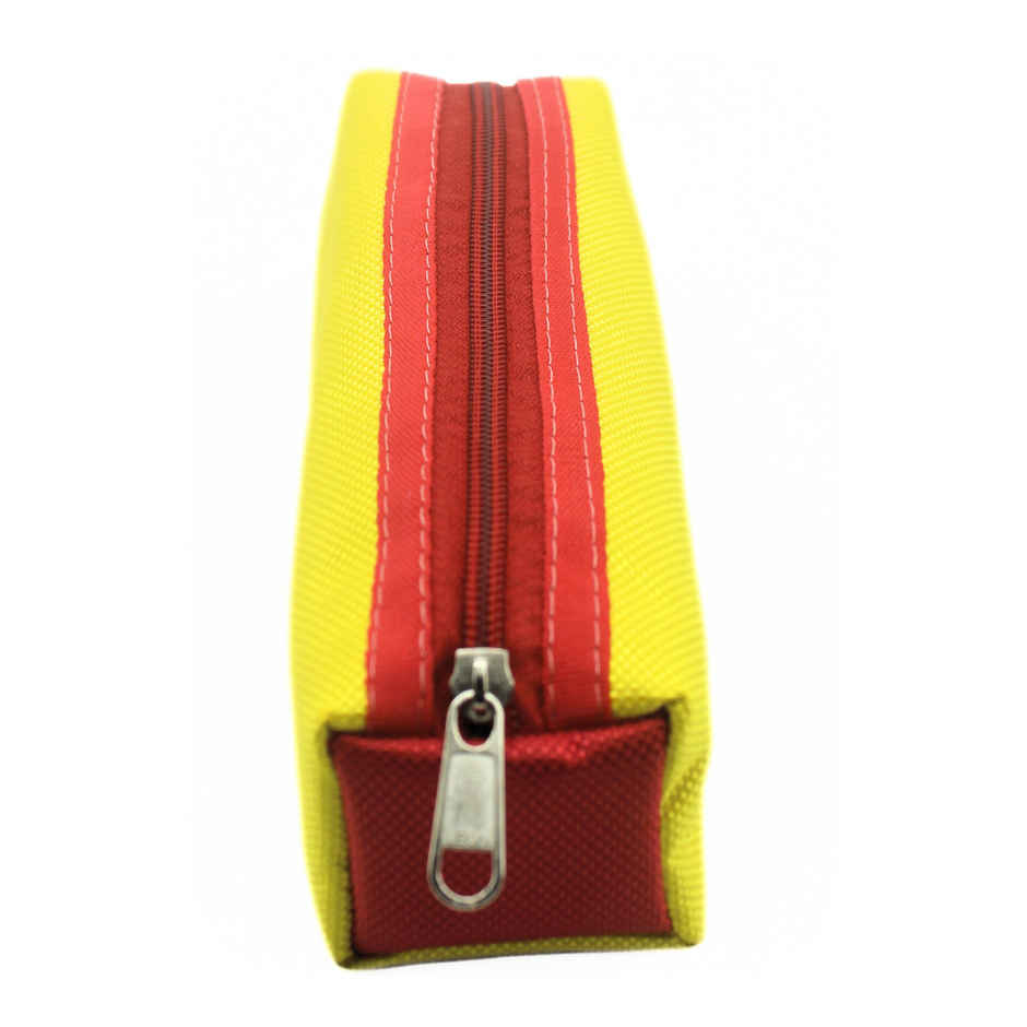 Single Zipper Multi design Stationery/Travel Pouch, Assorted Color