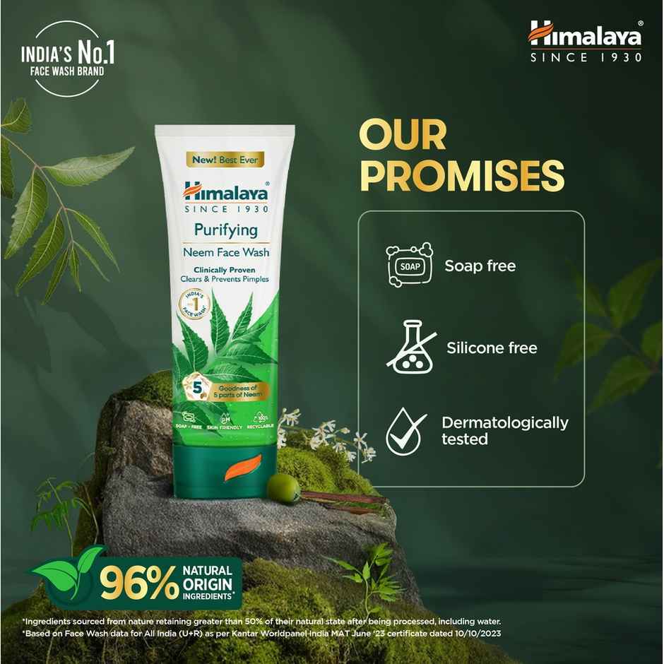 Himalaya Purifying Neem Face Wash Combo